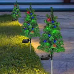 🎄Solar Christmas Tree for Christmas Decoration 4 colors 20 lamp beads