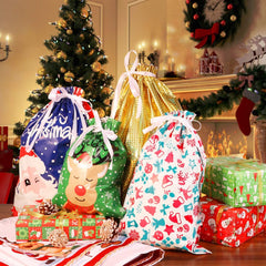 Christmas Drawstrings Gift Bags