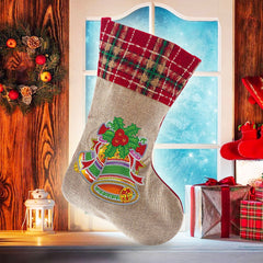 5D Diamond Painting Xmas Rhinestone Sock Embroidery Mosaic Hanging Gift Bag