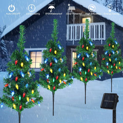 🎄Solar Christmas Tree for Christmas Decoration 4 colors 20 lamp beads