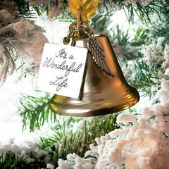 Christmas Ornaments Angel Wings Bell--Memorial Christmas Gift