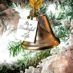 Christmas Ornaments Angel Wings Bell--Memorial Christmas Gift