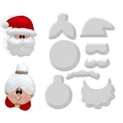 Christmas Couple Ornaments Template Set