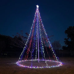 FLAGPOLE CHRISTMAS TREE MAGIC!