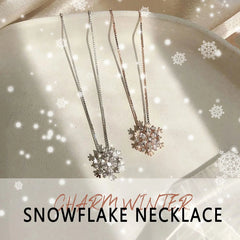 Snowflake Shining Crystal Necklace