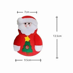 Cute Christmas Table Decoration Cutlery Bag/Santa Claus /Snowman/ Elk/ Kitchen Tableware Holder Pocket