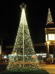 FLAGPOLE CHRISTMAS TREE MAGIC!