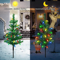 🎄Solar Christmas Tree for Christmas Decoration 4 colors 20 lamp beads