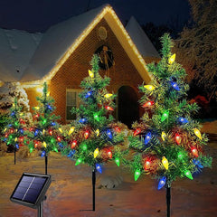 🎄Solar Christmas Tree for Christmas Decoration 4 colors 20 lamp beads