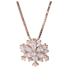 Snowflake Shining Crystal Necklace