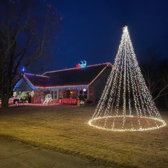 FLAGPOLE CHRISTMAS TREE MAGIC!