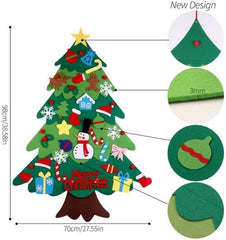 ❤️Kids DIY Felt Christmas Tree