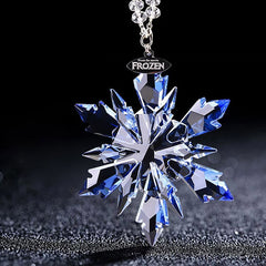 💎Crystal Ornament Snowflake Christmas Tree Ornament Decor Glass Car Pendant Festival Gift💎