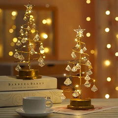 New Christmas Crystal Tree Light Room Bedroom Decoration Led Lamp